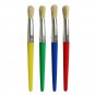 EZONE Paint Brush For Children Oil Watercolor Painting Candy Color Plastic Handel Bristel Brushes Go
