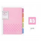 JIANWU japan KOKUYO Macaron note book loose leaf inner core A5 B5 notebook diary plan binder office 