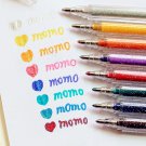 8 colors highlighter pen set Bling bling glitter color marker pens drawing scrapbook album tools DIY
