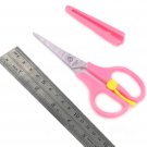 DIY shear Snip Household Office Stationary Handicraft School Student Scissor aper cut craft - Pink w