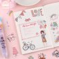 Mr.paper 40Pcs/bag Japanese Kawaii Cartoon Comic Magic Deco Diary Stickers Scrapbooking Planner Deco