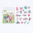 Mr.paper 40Pcs/bag Japanese Kawaii Cartoon Comic Magic Deco Diary Stickers Scrapbooking Planner Deco