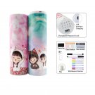 NBX Password Pencil Case Electronic Lock Code Multifunction Quicksand Stationery Box For Children Sc