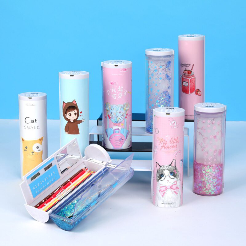 NBX Password Pencil Case Electronic Lock Code Multifunction Quicksand