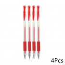 0.5mm Plastic Gel Pen Refill Black Red Blue Neutral Pen Replace Office School 4pcs/lot 0.38mm Ink Re