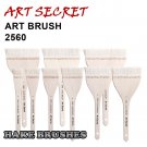 2560 high quality goat hair wooden handle copper wire twisted art paint brushes artistic painting br