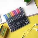 12 Colors Metallic Marker Outline Pen Glitter Colorful DIY Album Scrapbooking Marker Pen for Christm