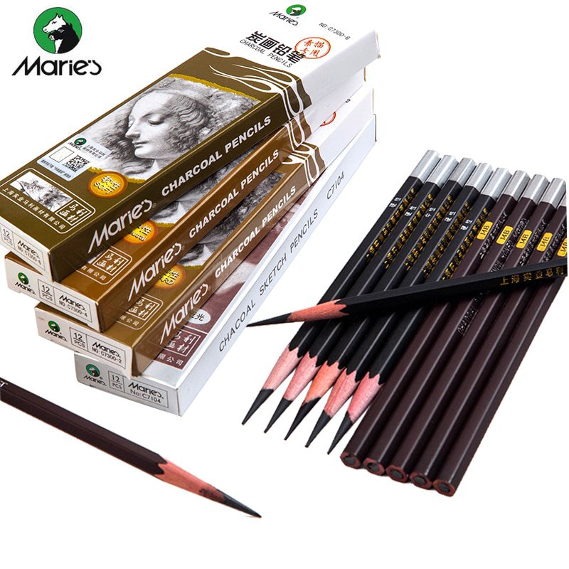 charcoal pencil soft medium hard