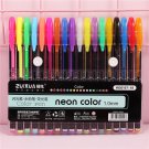 12/18/24/36/48 Colors Gel Pens Set Glitter Gel Pen for Adult Coloring Books Journals Drawing Doodlin