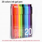 KACO Black/Colored Ink Retractable Gel Pens Set for Kids Adult Coloring 0.5mm Extra Fine Point Cute 