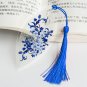 Waterproof Transparent PVC Plastic bookmarks Chinese style bookmark Tassel Bookmarks Collectibles le
