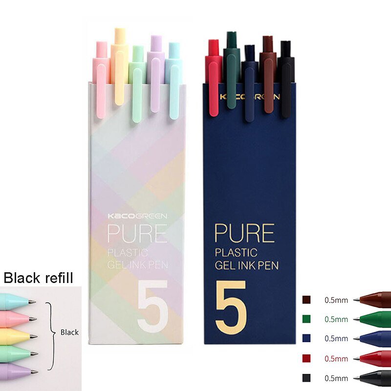 Xiaomi KACO Sign Pen Gel Pen 0.5mm Refill Smooth Ink Writing Durable