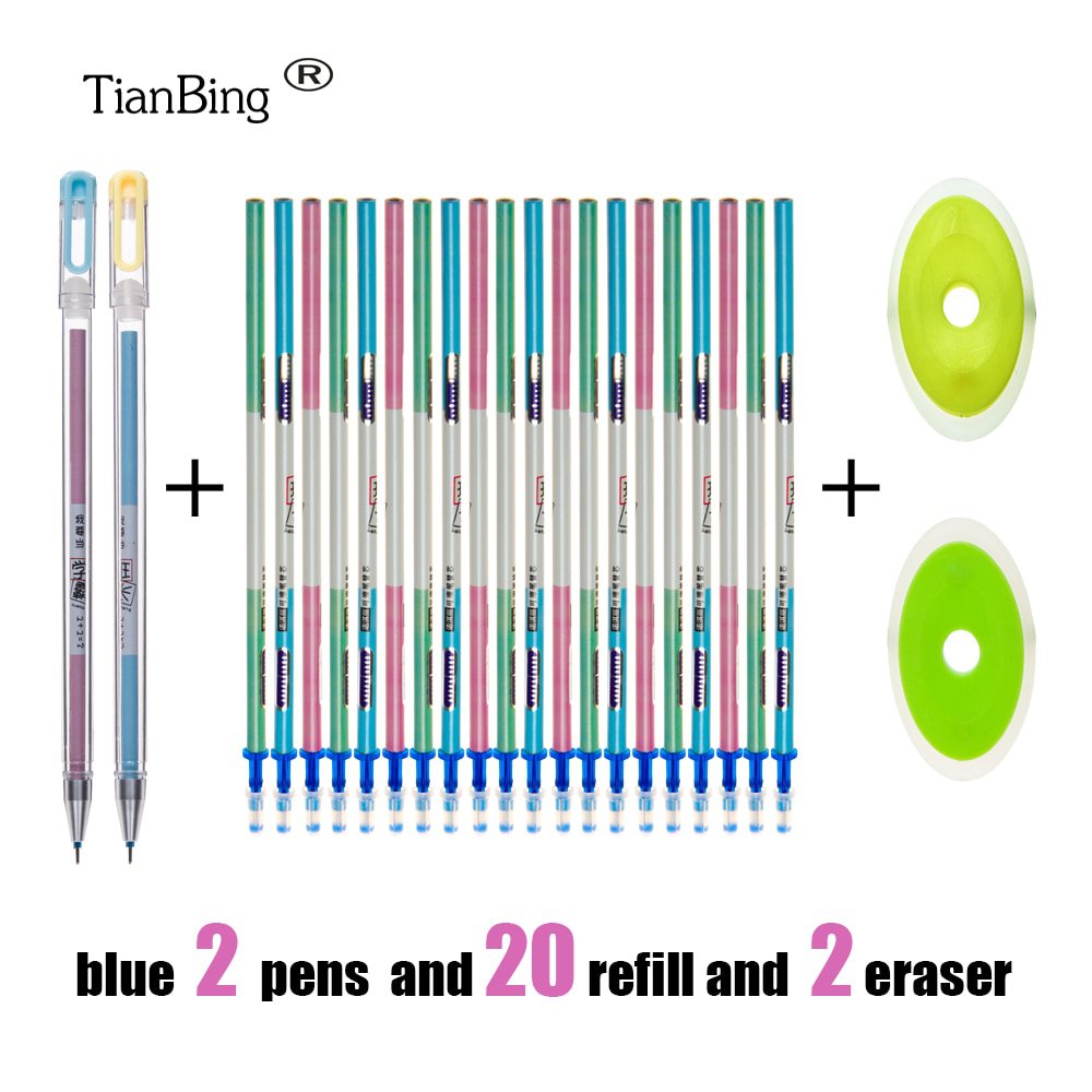 New Erasable pen ballpoint pen neutral pen can brush pens students use