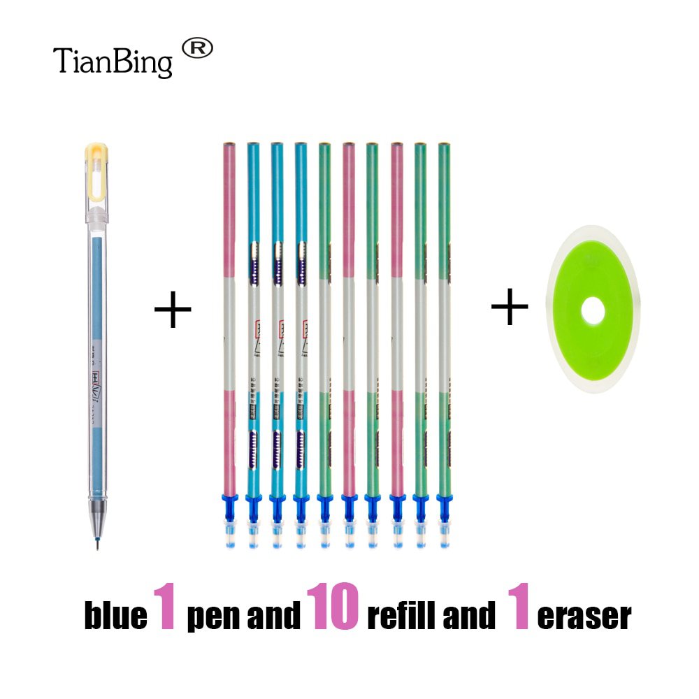 New Erasable pen ballpoint pen neutral pen can brush pens students use