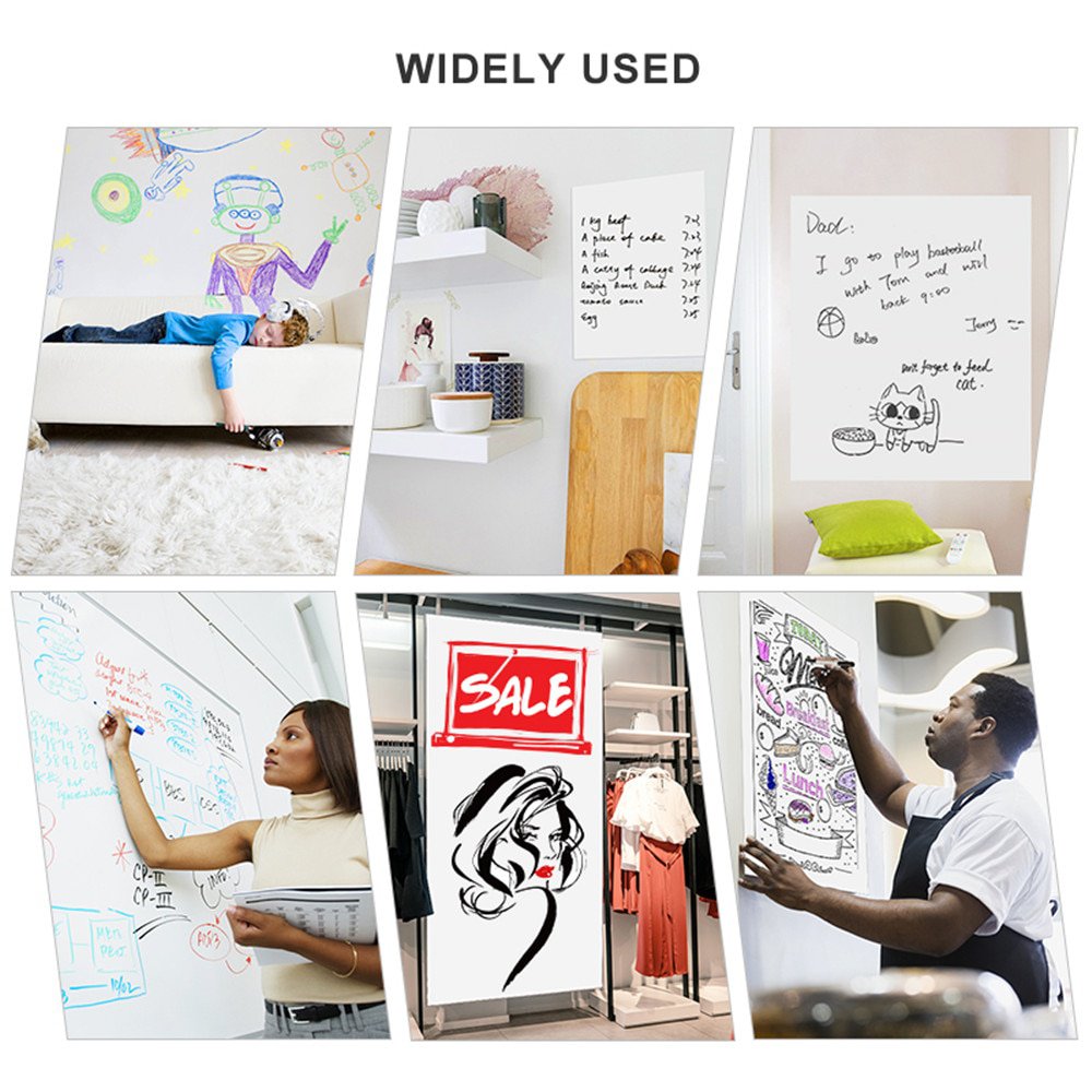 Whiteboard Wall Sticker Selfadhesive Message White Board Removable