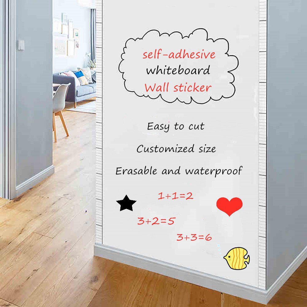 Whiteboard Wall Sticker Selfadhesive Message White Board Removable