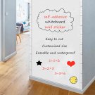 Whiteboard Wall Sticker Self-adhesive Message White Board Removable Drawing Writing Teaching Board F