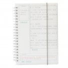 Daily Weekly Monthly 2019 2020 Planner Spiral A5 Notebook Time Memo Planning Organizer Agenda School