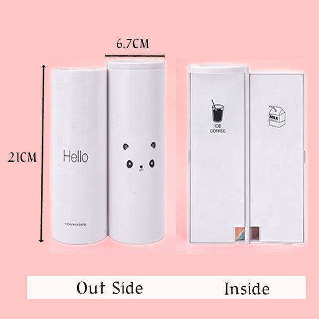 NBX Newmebox Students' Favorite Large Capacity Colorful Pencil Case Art Pen Box School Stationery