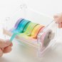 JIANWU Creative and paper tape cutter office stationery  transparent tape holder tape dispenser