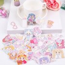 44pcs/lot Cute Girl Diary Planner Decorative Stickers Adhesive Stickers Kawaii Animals Scrapbooking 