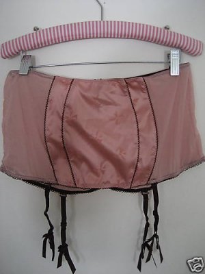 NWT VICTORIA SECRET RETRO GLAM BOMBSHELL GARTER SKIRT S
