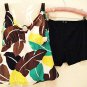 NWT KEYHOLE RING TANKINI SHORTINI SHORTS SWIMSUIT 22W