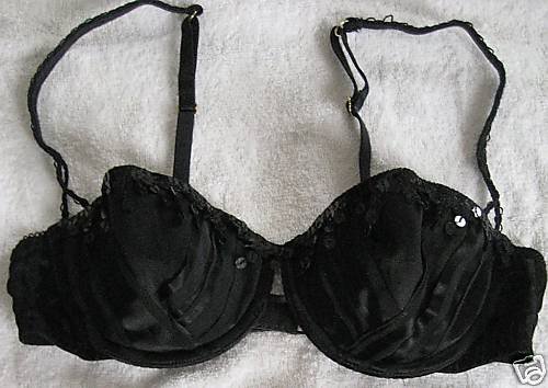 NEW VICTORIA SECRET SEQUIN LINED DEMI BRA 34B
