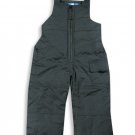 NWT BOYS BLACK WINTER SKI SNOW PANTS BIB SNOWPANTS 5/6
