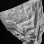 NWT VICTORIA SECRET WHITE HI LEG BRIEF PANTY HI CUT S