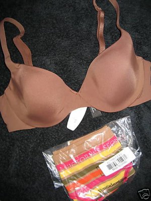 NWT VICTORIA SECRET IPEX DEMI BRA PANTY SET LOT 32B S