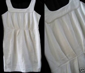 NEW BANANA REPUBLIC PLEATED EMPIRE YOKE SHEATH DRESS 10