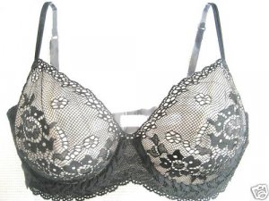 NWT VICTORIA SECRET LACE SHEER BALCONET BRA 32C 34B