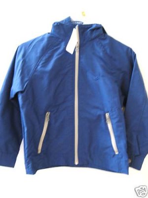 NWT OLD NAVY BLUE BOYS JACKET COAT HOOD S SMALL