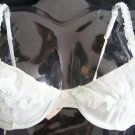 NWT VICTORIA SECRET SHEER SEE THRU LACE RUFFLE BRA 34B