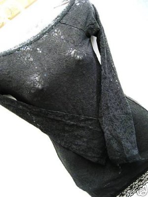 NEW VICTORIA SECRET STRETCH LACE CHEMISE DRESS SEXY M
