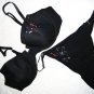 VICTORIA SECRET RHINESTONE PUSH UP BRA THONG SET 34B
