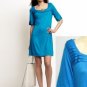 NEW BANANA REPUBLIC PLEAT JERSEY STRETCH SHEATH DRESS L