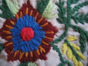NEW LUCKY BRAND EMBROIDERED RETRO HiPPiE TOTE PURSE
