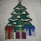 UGLY CHRISTMAS SWEATER GIANT CHRISTMAS TREE WHITE L