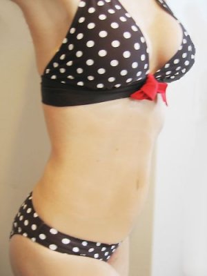 NEW ReTro POLKA DOT BIKINI SWIMSUIT&COVER UP SKIRT LOT