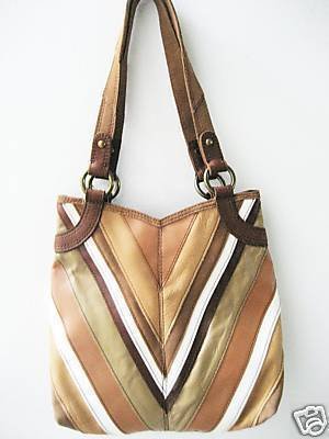 NWT LUCKY BRAND RETRO MOD VINTAGE PURSE HANDBAG LEATHER