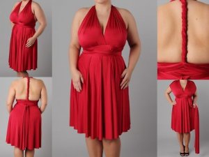 SEXY PLUS MULTI-WAY CONVERTIBLE TWIST WRAP DRESS SKIRT