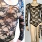 NEW SEXY SHEER STRETCH LACE BODY BODYSUIT LEOTARD TOP