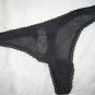 NWT VICTORIA SECRET BLACK MESH THONG SEXY MEDIUM  M