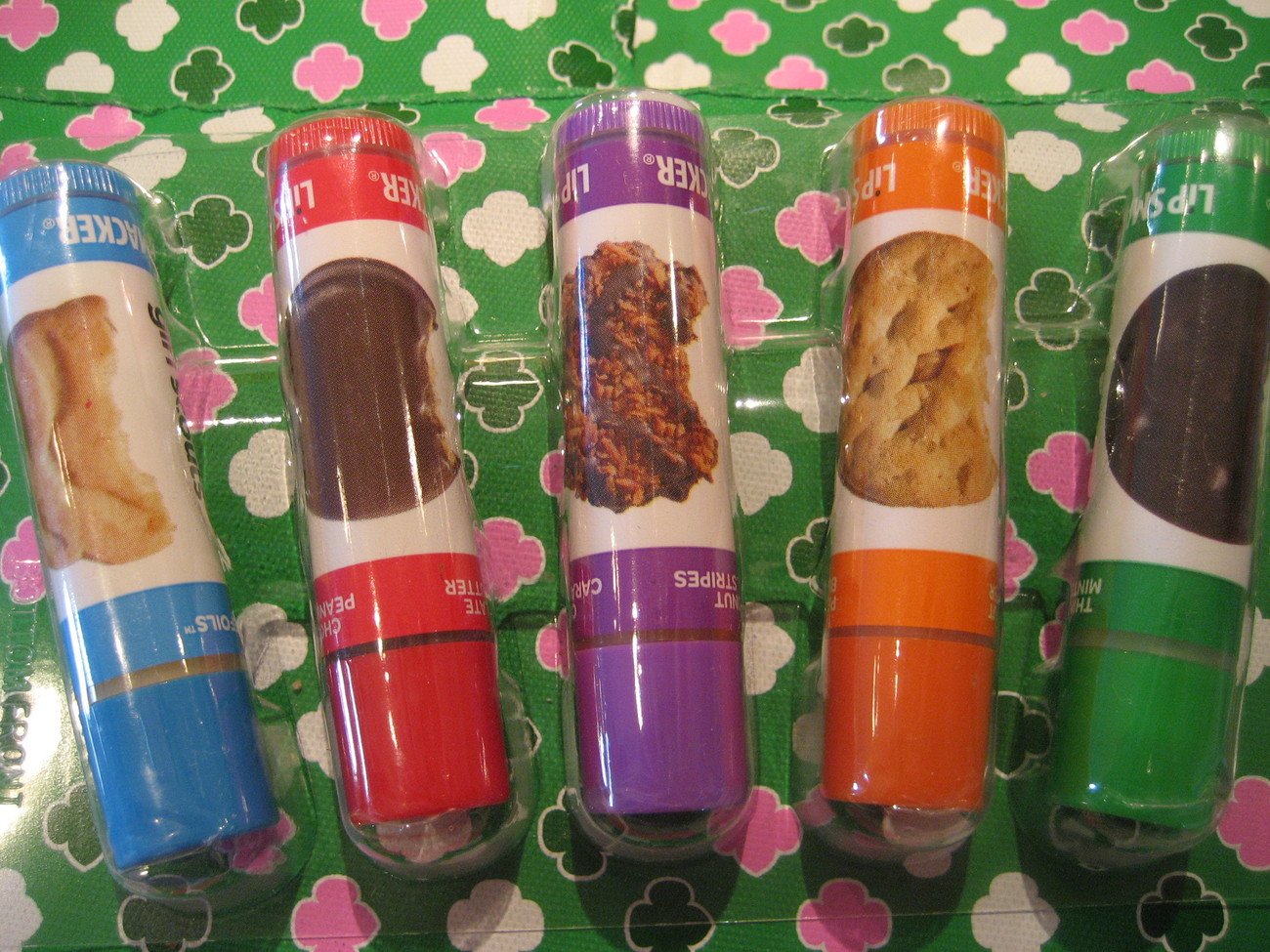 NEW GIRL SCOUT LIP SMACKERS COOKIE LIP BALM