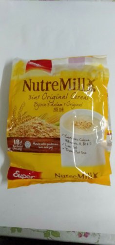 SUPER NUTREMILL 3-in-1 Instant Cereal Drink 18 satches x 30G FREE SHIPPING