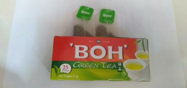Boh Green Tea 100% Natural  Authentic Diet 4 Box X 50 Pcs