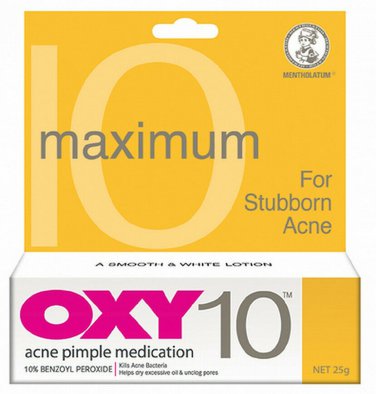 OXY 10  Acne & Pimple Treatment Maximum Strength 25G X 3 tubes FREE SHIPPING