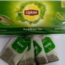 Lipton Pure Green Tea Taste Healthy Aroma Fresh   2 box X 25  satchet